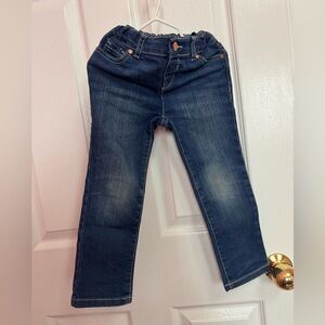 Girls 4T Denim Skinny Jeans - Dark Blue